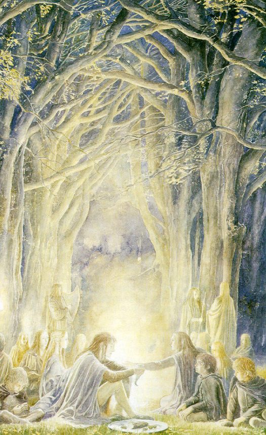 Elves at Woody End - Alan Lee